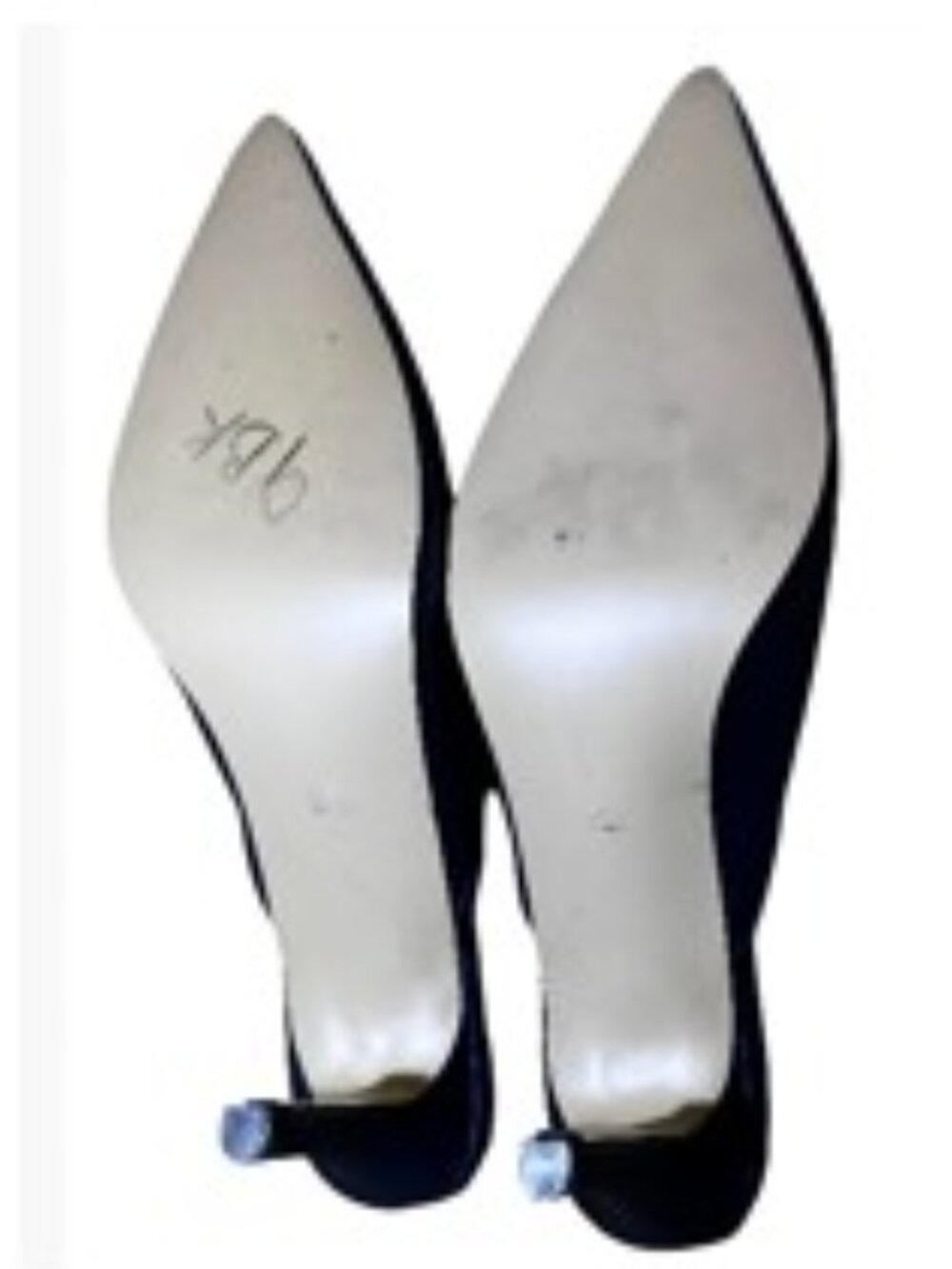 Wassup Cobalt Evening Mules with Rhinestone Ornament Size 7 NWOT Like New - Picture 9 of 9